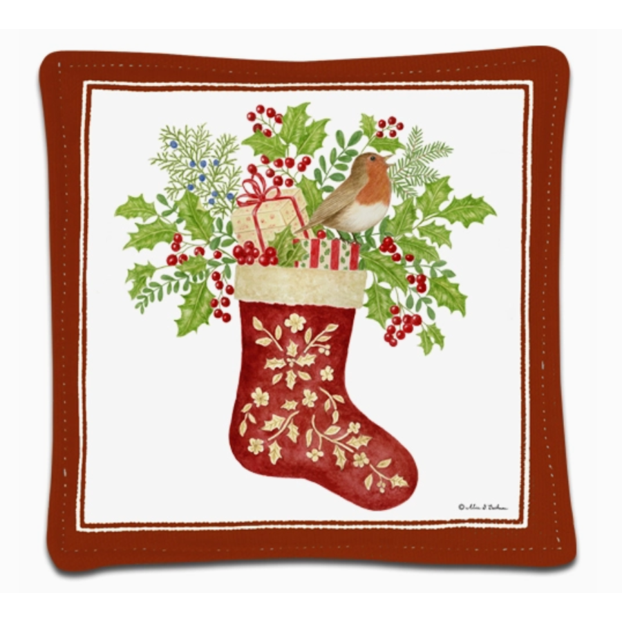 Spiced Mug Mat Holiday Stocking