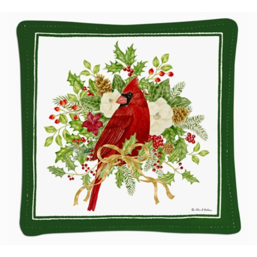 Spiced Mug Mat Winter Cardinal