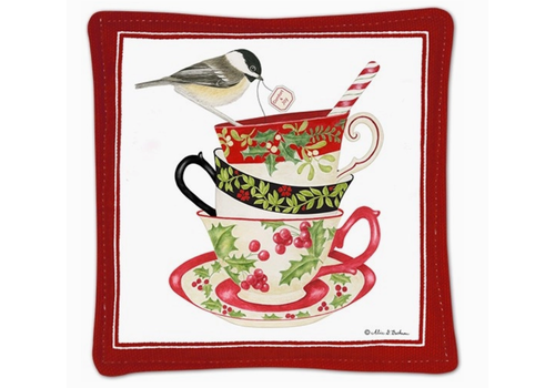  Alice's Cottage Spiced Mug Mat Holiday Teacups 