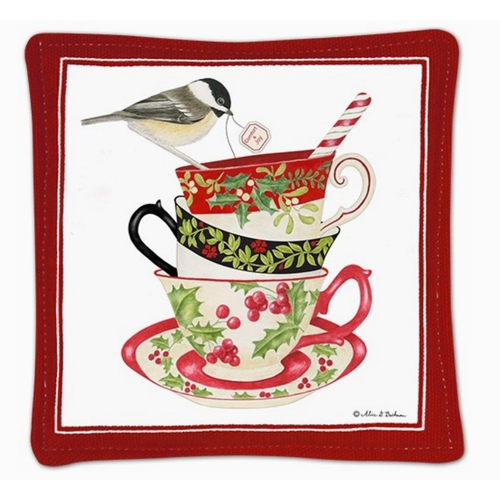  Alice's Cottage Spiced Mug Mat Holiday Teacups 