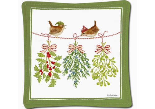  Alice's Cottage Spiced Mug Mat Winter Swag 