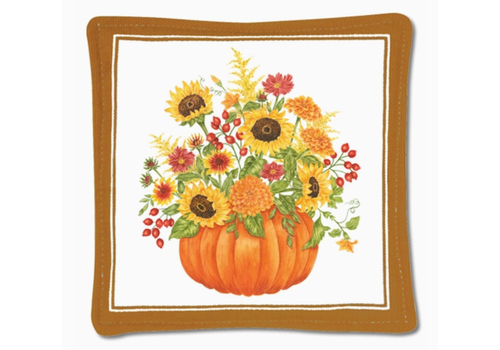  Alice's Cottage Spiced Mug Mat Pumpkin Bouquet 