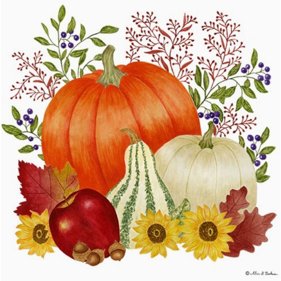 Flour Sack Towel Autumn