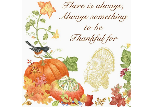  Alice's Cottage Flour Sack Towel Something to be Thankful For 