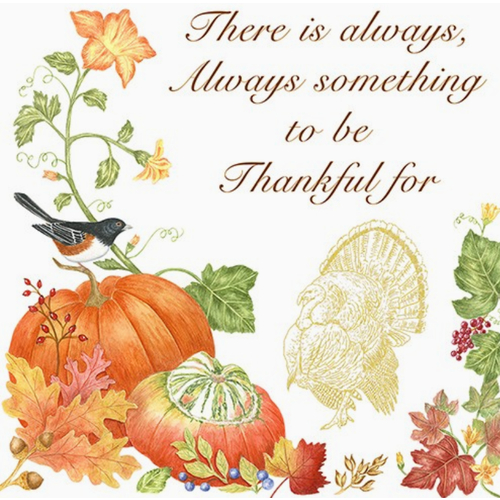  Alice's Cottage Flour Sack Towel Something to be Thankful For 