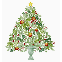 Flour Sack Towel Holiday Tree