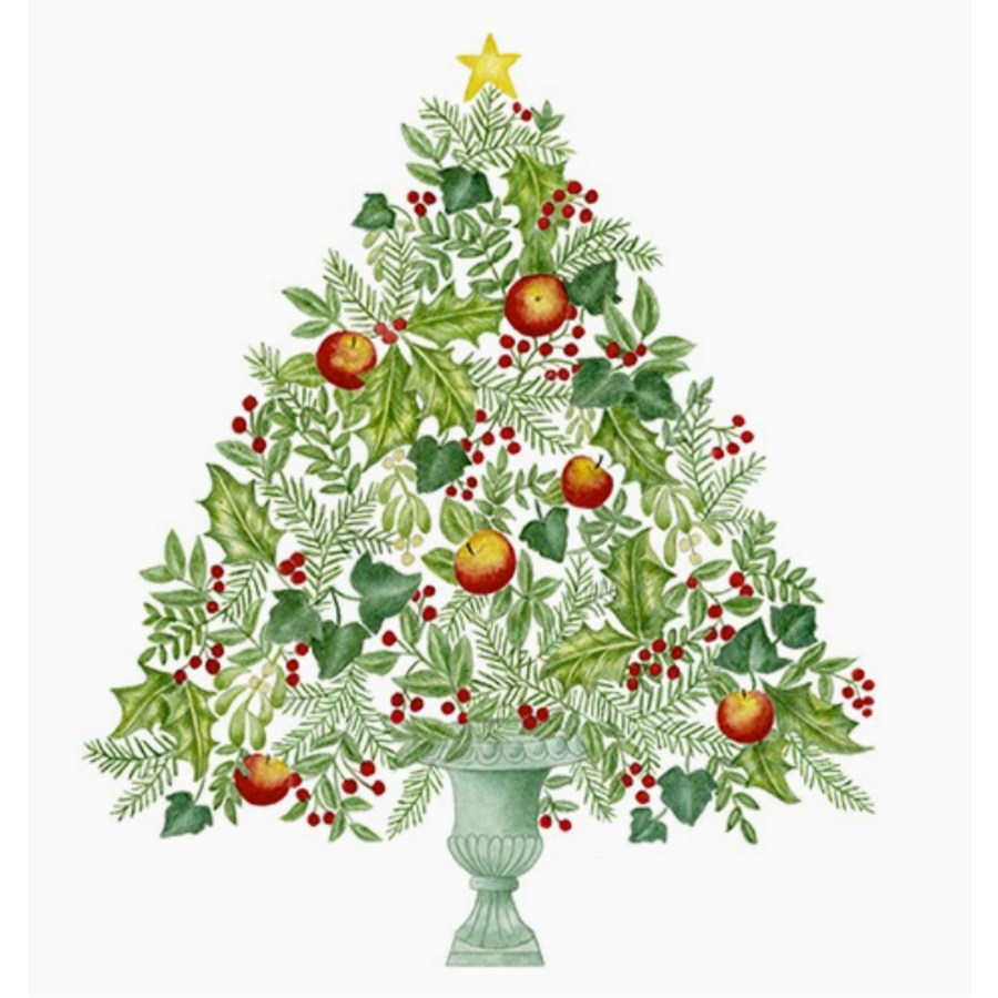 Flour Sack Towel Holiday Tree