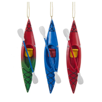 Kayak Ornament Resin
