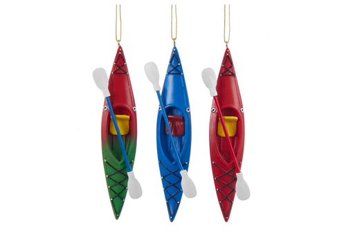  Kurt Adler Kayak Ornament Resin 