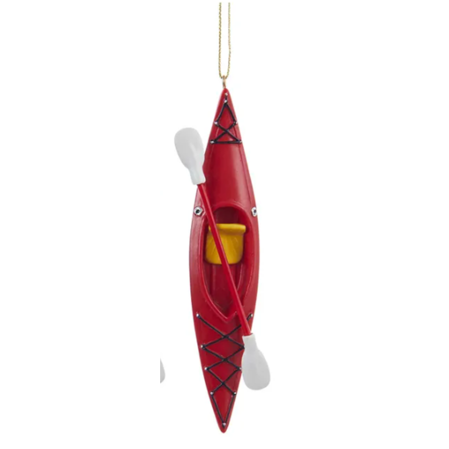 Kayak Ornament Resin
