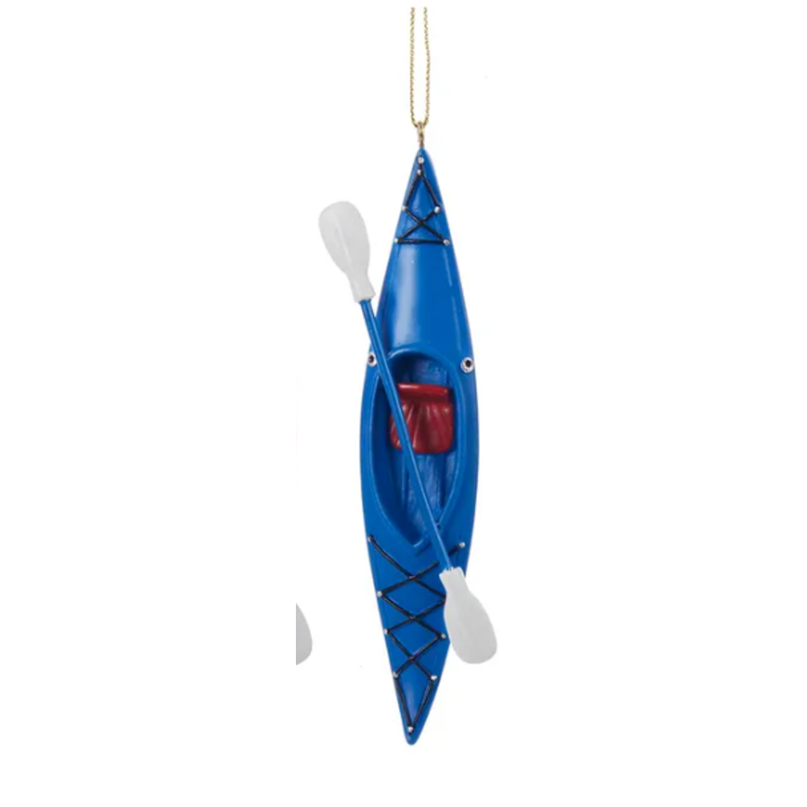 Kayak Ornament Resin