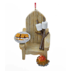 Kurt Adler Adirondack Chair Resin Ornament