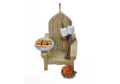  Kurt Adler Adirondack Chair Resin Ornament 