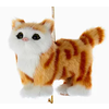 Kurt Adler Cat Plush Ornament 4.3"