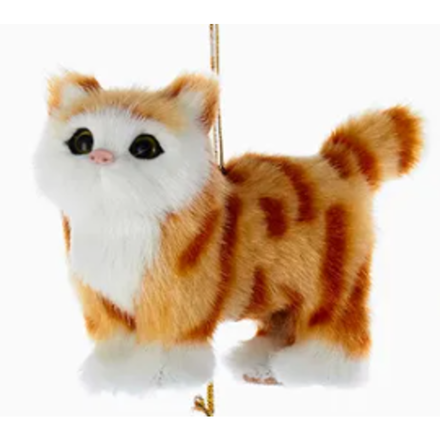 Cat Plush Ornament 4.3"