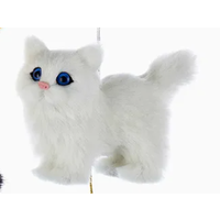 Cat Plush Ornament 4.3"