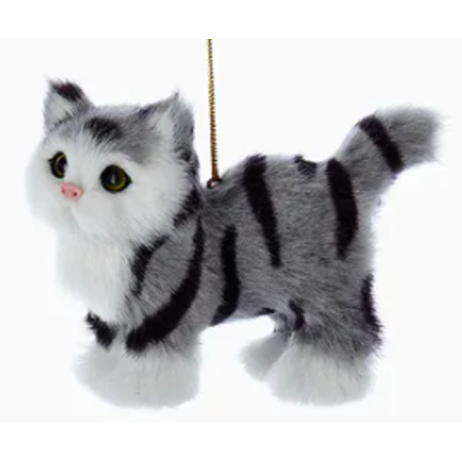 Cat Plush Ornament 4.3"
