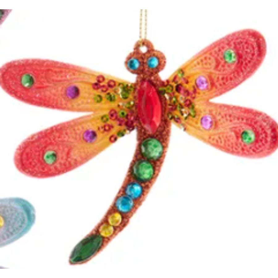 Acrylic Dragonfly Ornament 3"