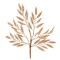 Leaf Spray Champagne 25"