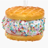 Waffle Ice Cream Sandwich Ornament