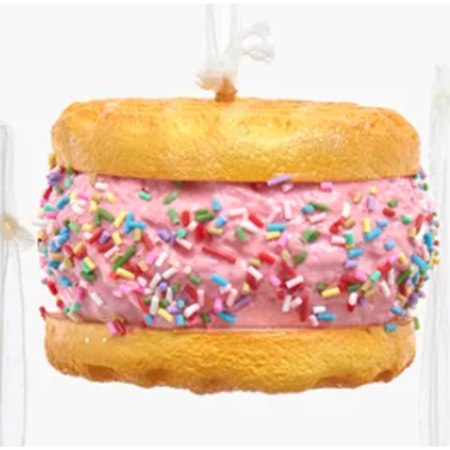 Waffle Ice Cream Sandwich Ornament