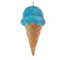 Large Ice Cream Cone Ornament