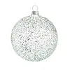 4" Blue Textured Ball Ornament