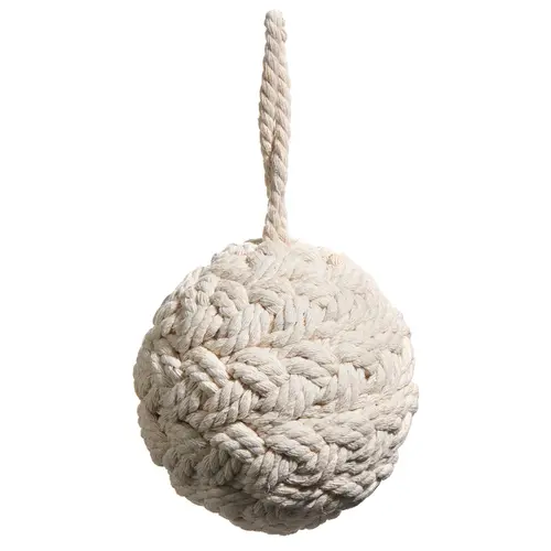  4" Braided Rope Ball Ornament 