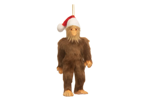  Kurt Adler Bigfoot with Santa Hat Ornament 