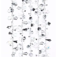 Silver Iridescent Bead Garland