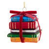 Kurt Adler Glass Book Stack Ornament