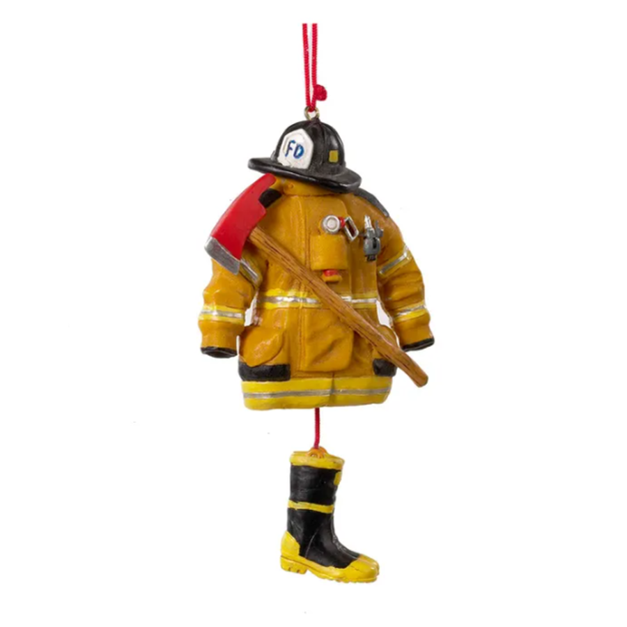 Fireman Uniform Resin Ornament