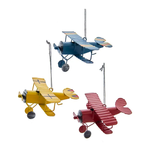  Kurt Adler Airplane Ornament 