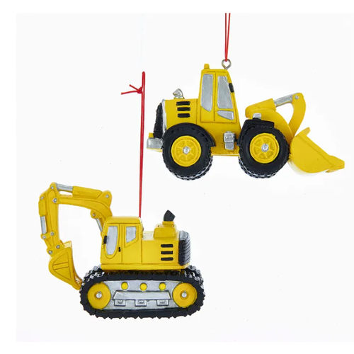  Kurt Adler Tractor Ornament 