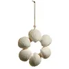4.5" Shell  Wreath Ornament