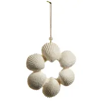 4.5" Shell  Wreath Ornament