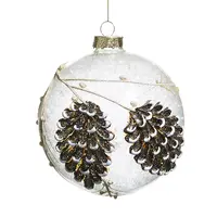 5" Pinecone Ball Ornament