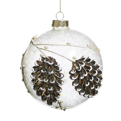 5" Pinecone Ball Ornament 