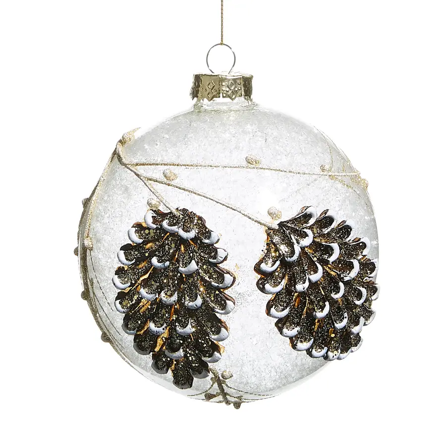 5" Pinecone Ball Ornament