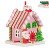 Candy Gingerbread House Orn