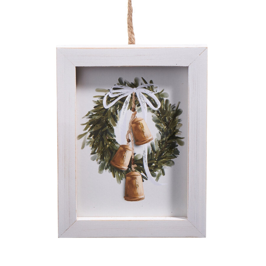 Farmhouse Frost Framed Orn
