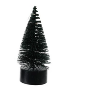 Green Bottle Brush Tree with LED Lights