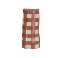 Hand-Painted Stoneware Vase