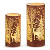 Lighted Forest Trees Lantern