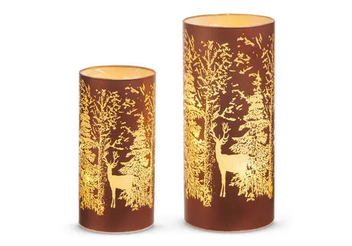  Lighted Forest Trees Lantern 