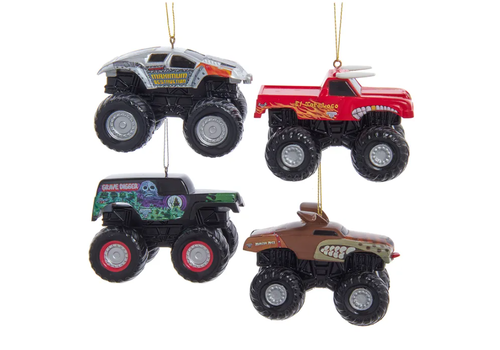  Kurt Adler Monster Jam Ornament 