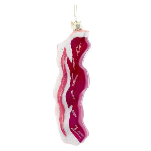  Kurt Adler Bacon Glass Ornament 