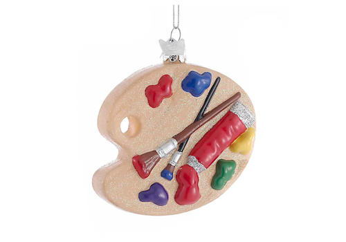 Kurt Adler Painting Glass Ornament 