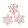Kurt Adler Pink Snowflake Ornament