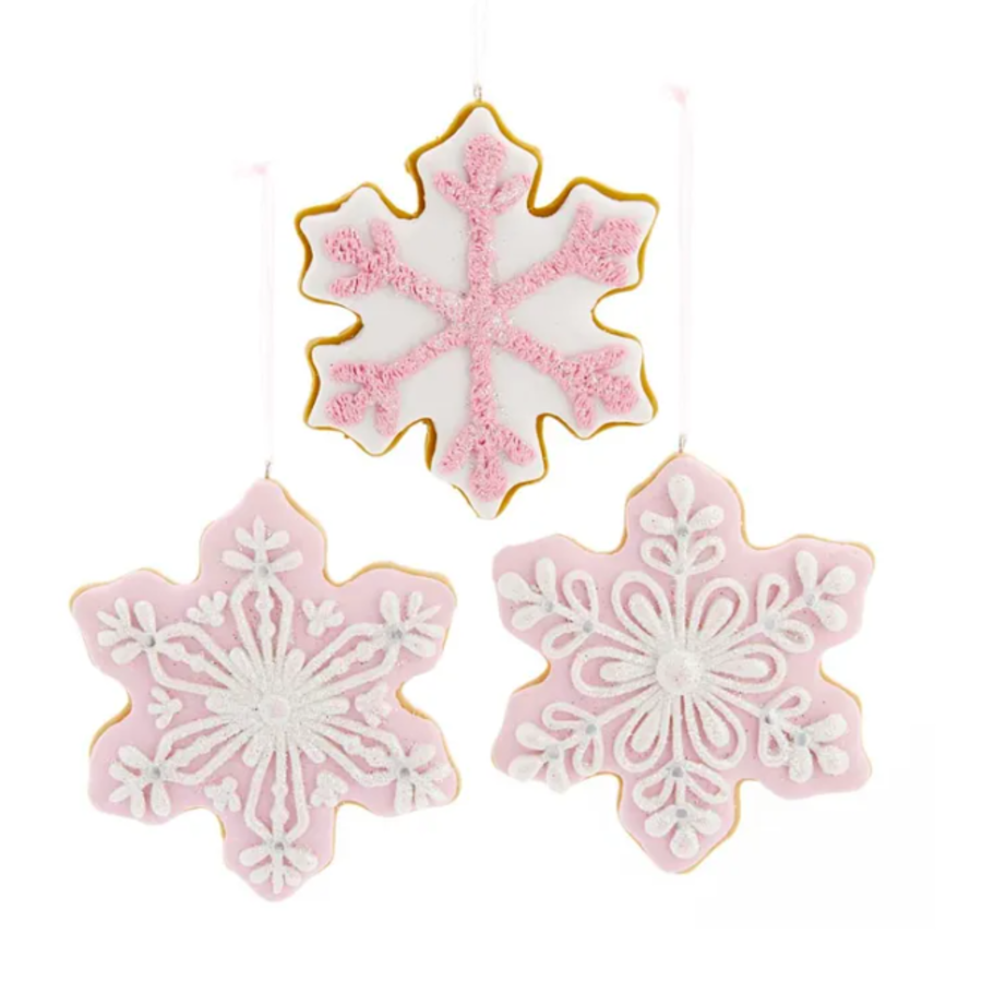 Pink Snowflake Ornament